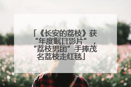 《长安的荔枝》获“年度瞩目影片”，“荔枝男团”手捧茂名荔枝走红毯