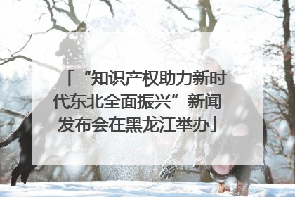 “知识产权助力新时代东北全面振兴”新闻发布会在黑龙江举办
