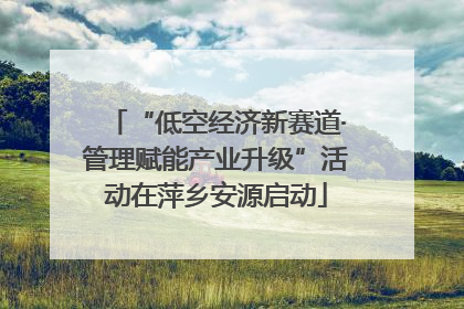 “低空经济新赛道·管理赋能产业升级”活动在萍乡安源启动