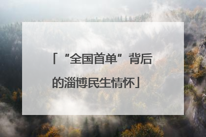 “全国首单”背后的淄博民生情怀