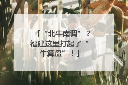 “北牛南调”？福建这里打起了“牛算盘”！