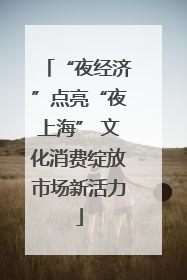 “夜经济”点亮“夜上海” 文化消费绽放市场新活力