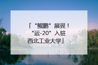 “鲲鹏”展翼！“运-20”入驻西北工业大学