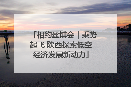 相约丝博会｜乘势起飞 陕西探索低空经济发展新动力