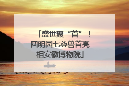 盛世聚“首”！圆明园七尊兽首亮相安徽博物院