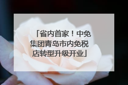 省内首家！中免集团青岛市内免税店转型升级开业