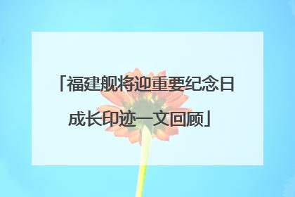 福建舰将迎重要纪念日 成长印迹一文回顾