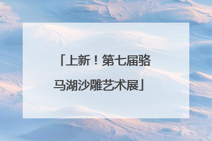 上新！第七届骆马湖沙雕艺术展