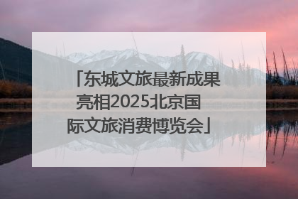 东城文旅最新成果亮相2025北京国际文旅消费博览会