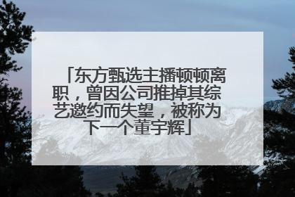 东方甄选主播顿顿离职，曾因公司推掉其综艺邀约而失望，被称为下一个董宇辉
