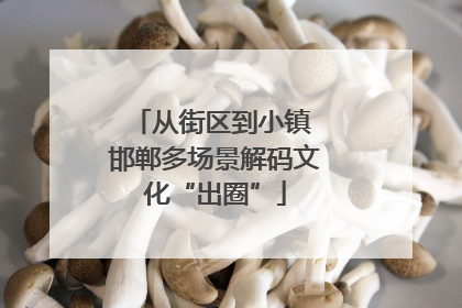从街区到小镇 邯郸多场景解码文化“出圈”