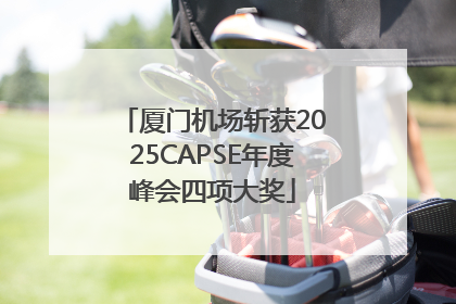 厦门机场斩获2025CAPSE年度峰会四项大奖