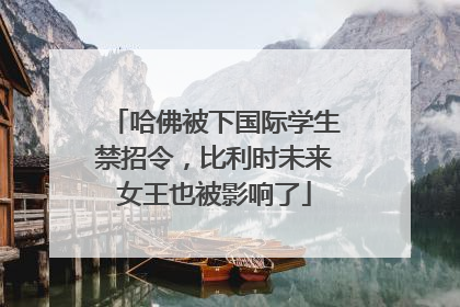 哈佛被下国际学生禁招令，比利时未来女王也被影响了