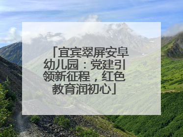 宜宾翠屏安阜幼儿园：党建引领新征程，红色教育润初心