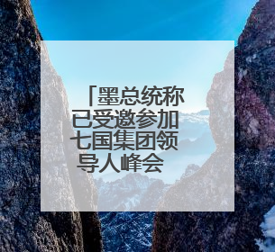 墨总统称已受邀参加七国集团领导人峰会 尚未决定是否出席