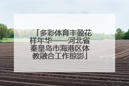 多彩体育丰盈花样年华——河北省秦皇岛市海港区体教融合工作掠影