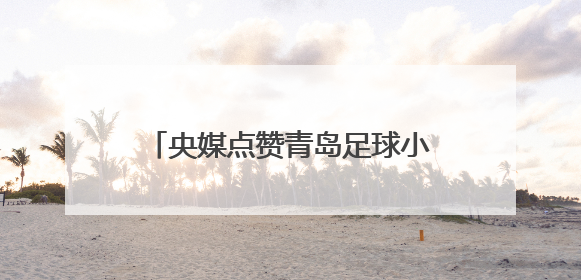央媒点赞青岛足球小将：踢出最纯粹热爱