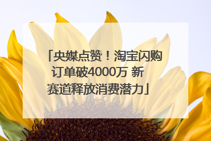 央媒点赞！淘宝闪购订单破4000万 新赛道释放消费潜力