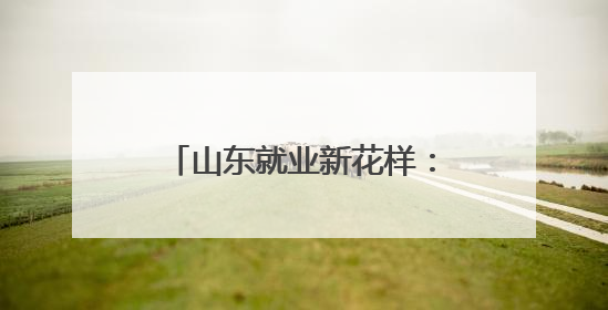 山东就业新花样：从“赶大集”到“云面试”，让好工作“敲”开家门