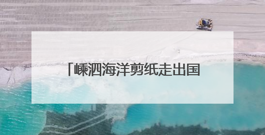 嵊泗海洋剪纸走出国门，闪耀塞纳河畔
