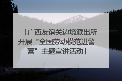 广西友谊关边境派出所开展“全国劳动模范进警营”主题宣讲活动
