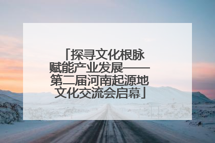探寻文化根脉 赋能产业发展——第二届河南起源地文化交流会启幕