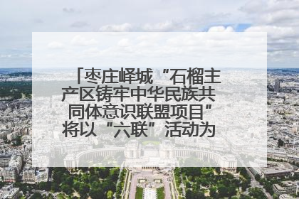 枣庄峄城“石榴主产区铸牢中华民族共同体意识联盟项目”将以“六联”活动为抓手深化品牌建设