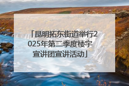 昆明拓东街道举行2025年第二季度楼宇宣讲团宣讲活动