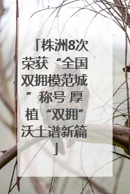 株洲8次荣获“全国双拥模范城”称号 厚植“双拥”沃土谱新篇