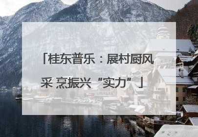 桂东普乐：展村厨风采 烹振兴“实力”