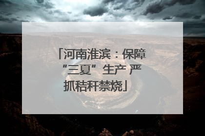 河南淮滨：保障“三夏”生产 严抓秸秆禁烧