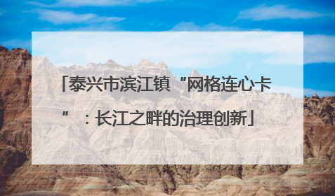 泰兴市滨江镇“网格连心卡”：长江之畔的治理创新