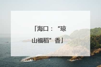 海口：“琼山福稻”香