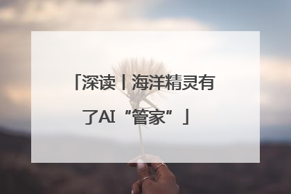 深读丨海洋精灵有了AI“管家”