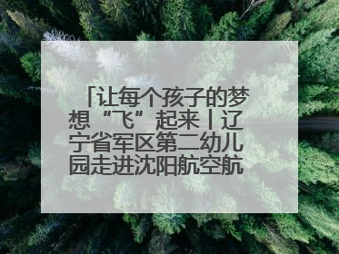 让每个孩子的梦想“飞”起来丨辽宁省军区第二幼儿园走进沈阳航空航天大学开展爱国主义教育