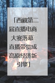 西藏第二届直播电商大赛落幕 直播带货成高原经济新引擎
