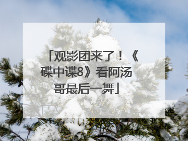 观影团来了！《碟中谍8》看阿汤哥最后一舞
