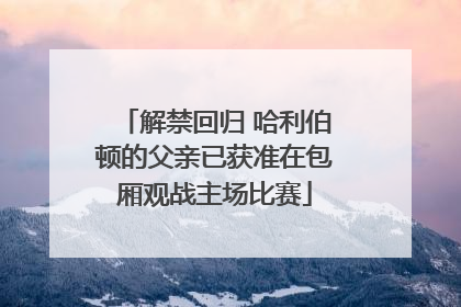 解禁回归 哈利伯顿的父亲已获准在包厢观战主场比赛
