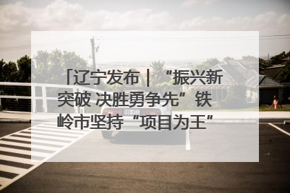 辽宁发布｜“振兴新突破 决胜勇争先”铁岭市坚持“项目为王”推进经济高质量发展