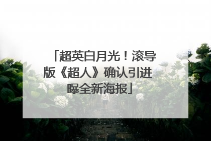 超英白月光！滚导版《超人》确认引进 曝全新海报