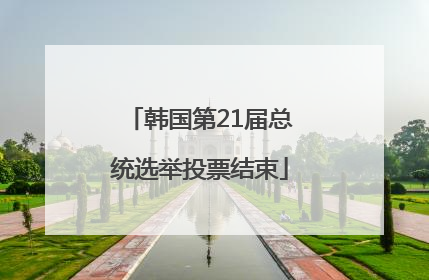 韩国第21届总统选举投票结束