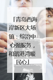 青岛西海岸新区大场镇：综治中心强服务，和谐港湾暖民心