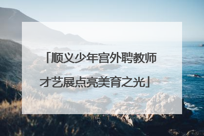 顺义少年宫外聘教师才艺展点亮美育之光