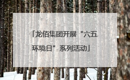 龙佰集团开展“六五环境日”系列活动