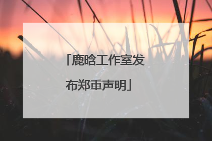 鹿晗工作室发布郑重声明