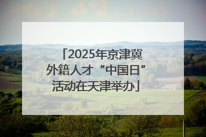 2025年京津冀外籍人才“中国日”活动在天津举办