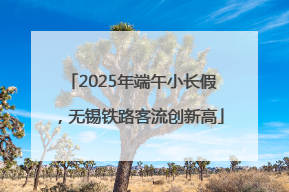 2025年端午小长假，无锡铁路客流创新高