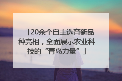 20余个自主选育新品种亮相，全面展示农业科技的“青岛力量”