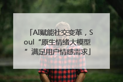AI赋能社交变革，Soul“原生情绪大模型”满足用户情感需求