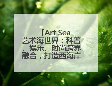 Art Sea艺术海世界：科普、娱乐、时尚跨界融合，打造西海岸新区文旅新地标
